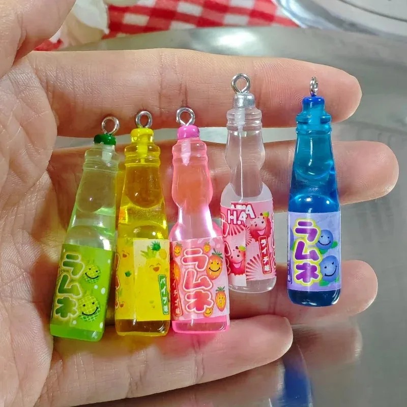 Resin Crafts Diy - 10 adet küçük soda şişesi reçine