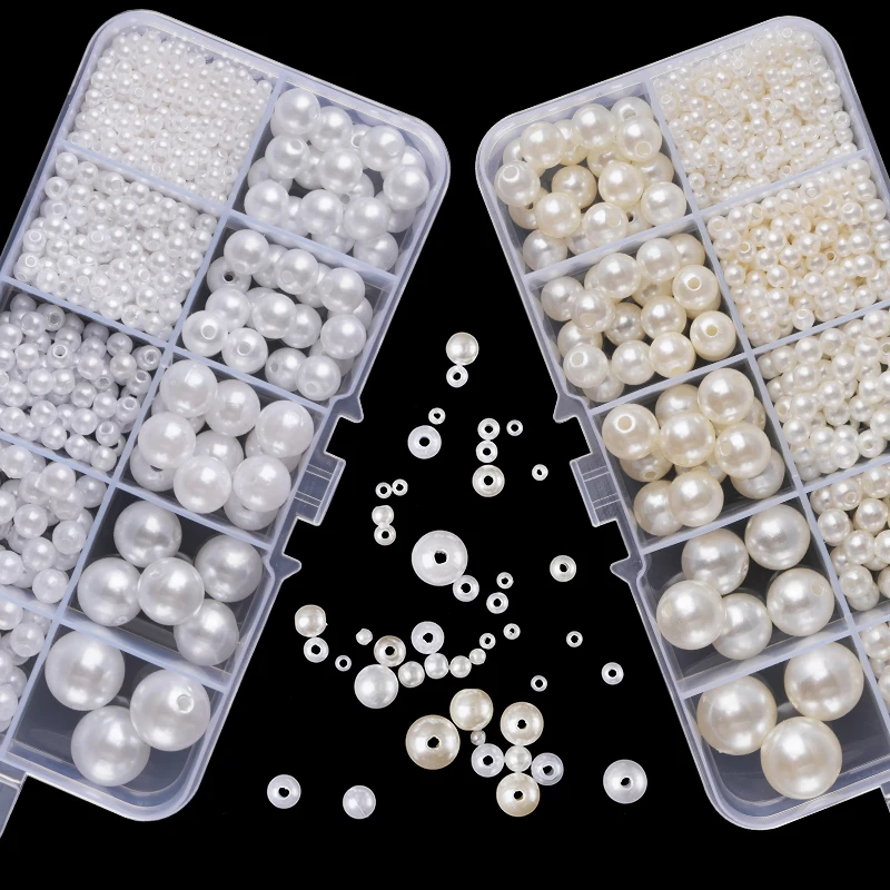 Resin Crafts Diy - 800 Adet Yapay İnci Reçine Boncuk