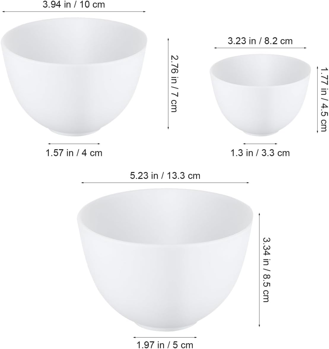 3'lü Silikon Kase Seti Beyaz Y - Mixing Cup Silicone incelemesi ve fiyatı