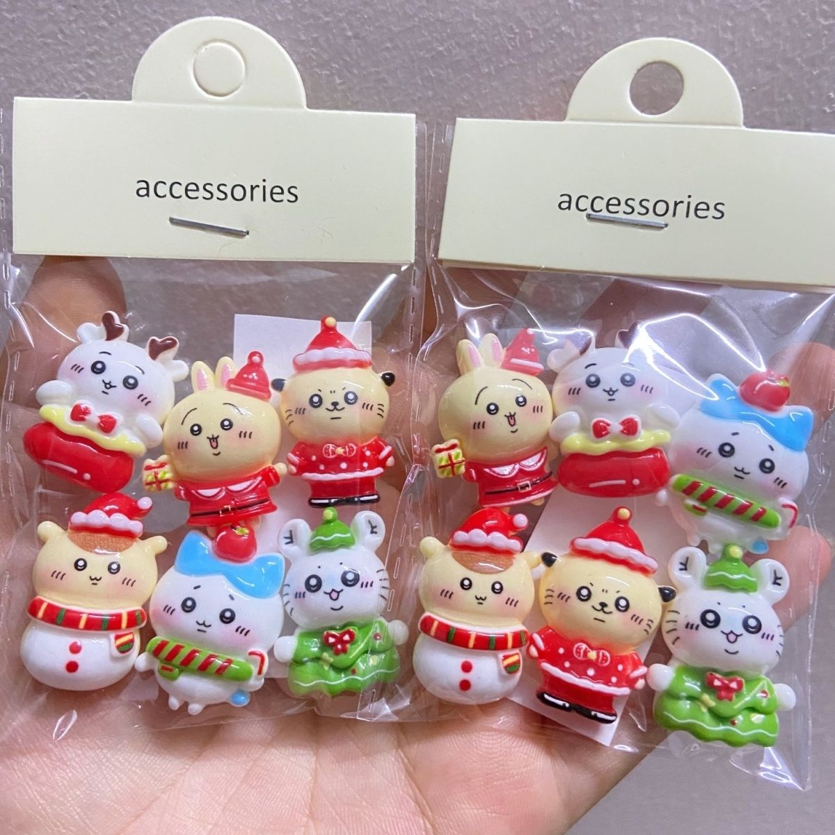 Noel Düz Renk Chiikawa Reçine  - Resin Crafts Diy incelemesi ve fiyatı