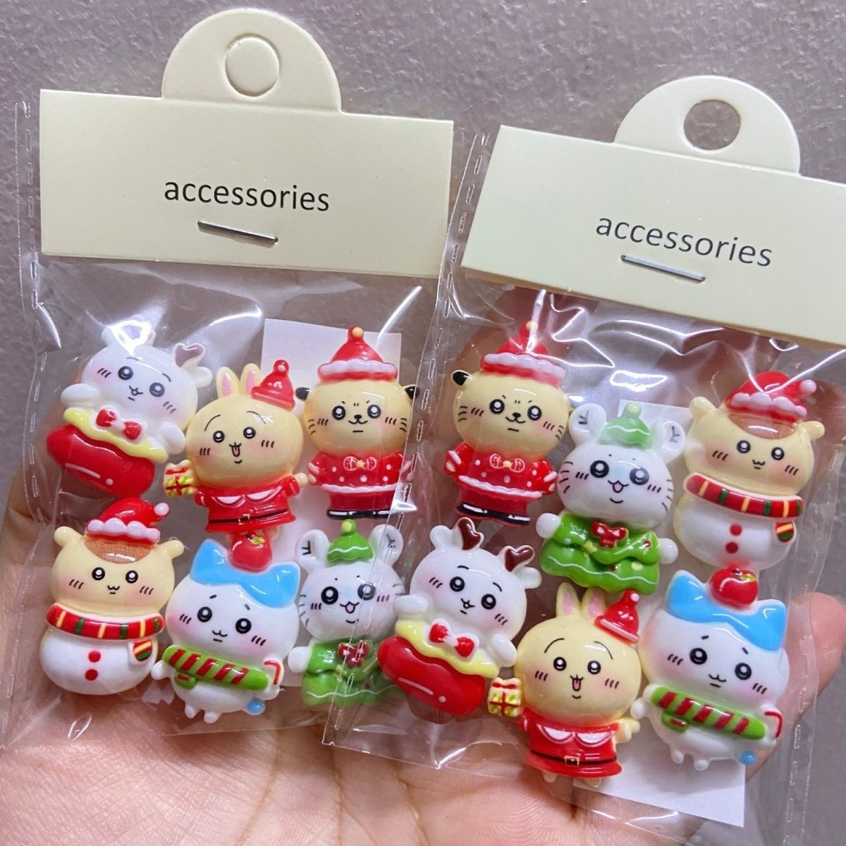 Noel Düz Renk Chiikawa Reçine  - Resin Crafts Diy incelemesi ve fiyatı