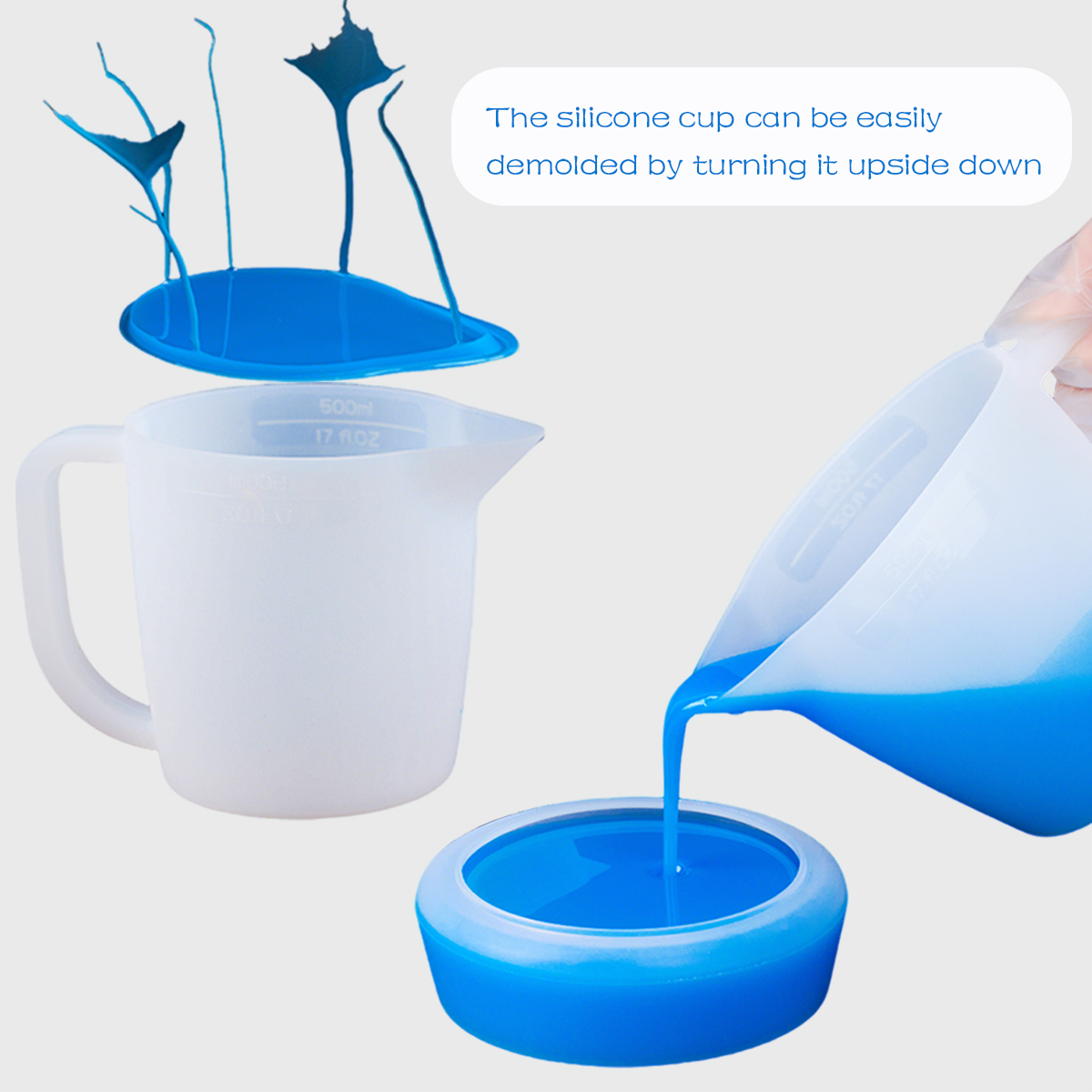 500 ML Silikon ölçüm kabı Sapl - Mixing Cup Silicone incelemesi ve fiyatı