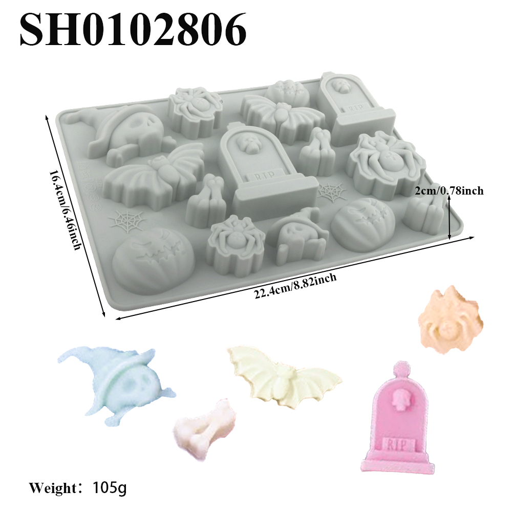 Cadılar bayramı Elemanı Mezar  - Silicone Mold Tray incelemesi ve fiyatı